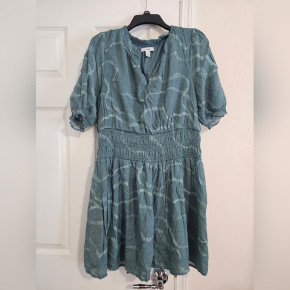 Elegant Teal Dress - Picture 2 of 6